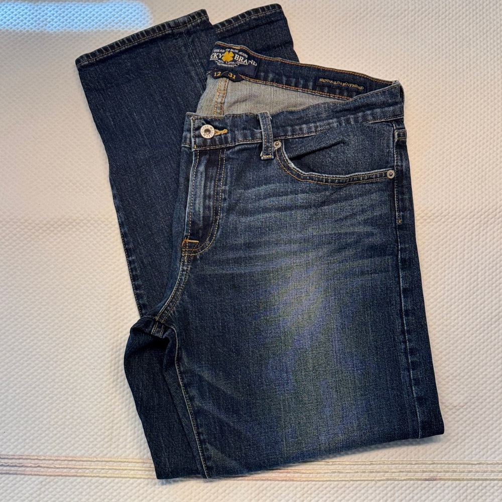 🛍️Consignment Bag 2 Lucky Brand Sienna Slim Boyfriend 12/31